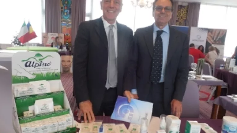 Fabrizio Giovanardi si Giulio Cataudella de la firma Giovanardi Farmaceutici: La Bucuresti, am adus produse pentru ingrijirea si confortul mainilor si picioarelor!
