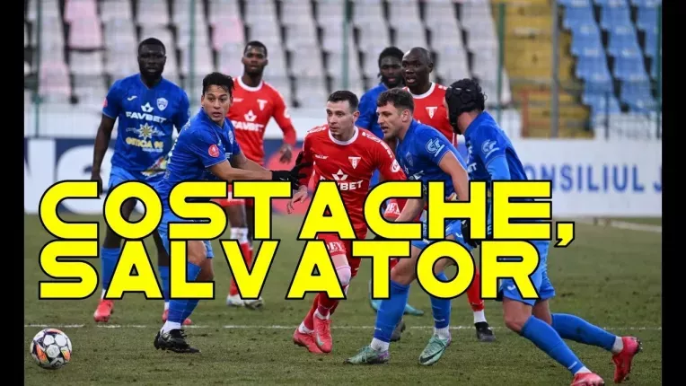 Gloria Buzau - UTA 1-1. Costache a marcat in prelungiri si le-a adus un punct aradenilor