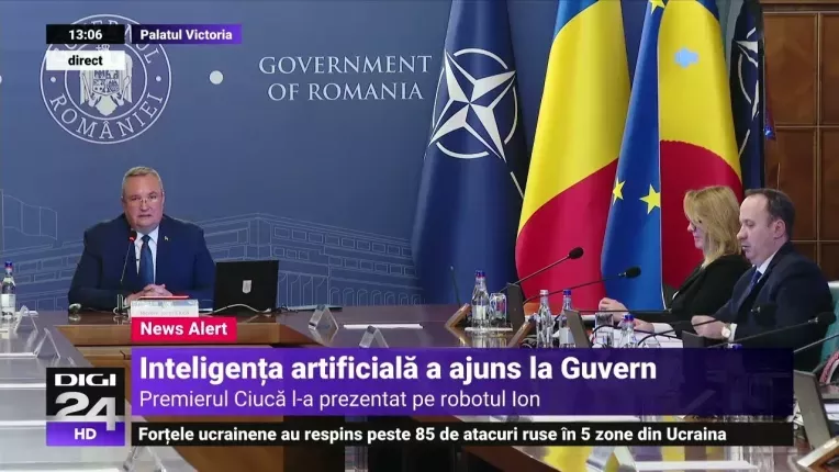 Guvernul si-a luat robot. Il cheama Ion si este consilierul lui Ciuca