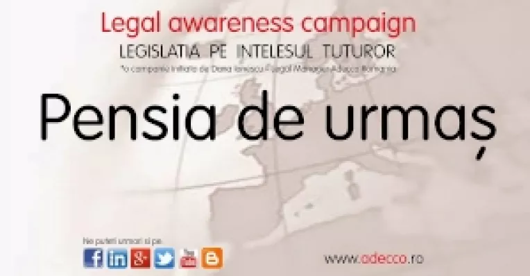 Pensia de urmas se cuvine copiilor si sotului supravietuitor