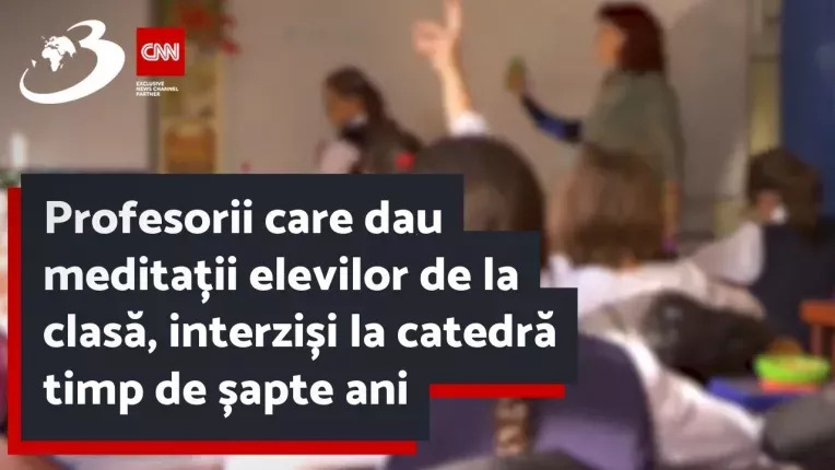 Profesorii care dau meditatii elevilor de la clasa, interzisi la catedra timp de sapte ani