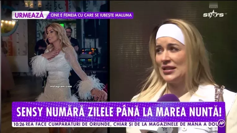 Sensy numara zilele pana la nunta: Suntem gata, mai putin rochia de mireasa!