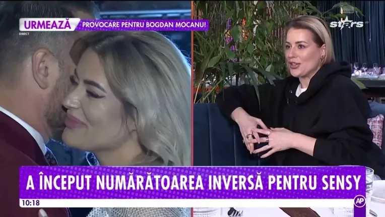 Sensy se pregateste sa imbrace rochia de mireasa