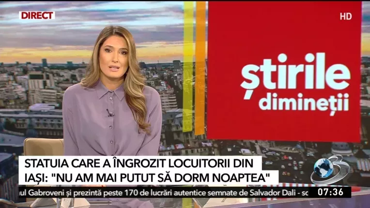 Statuia care a ingrozit locuitorii din Iasi: Nu am mai putut sa dorm noaptea